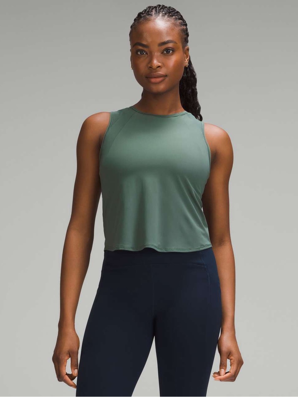 Lululemon Sculpt Cropped Tank, Pleated
